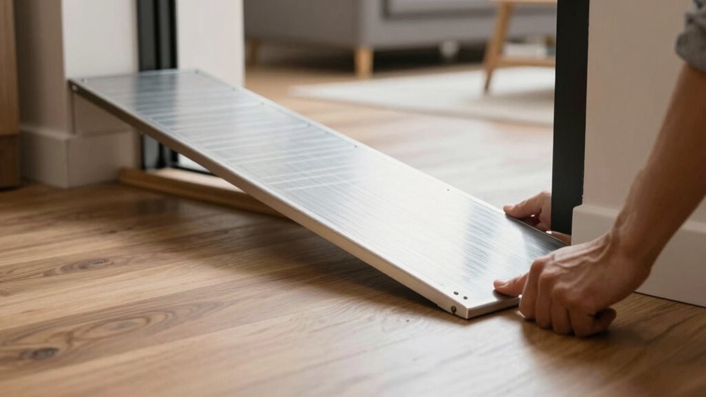 install threshold ramps safely