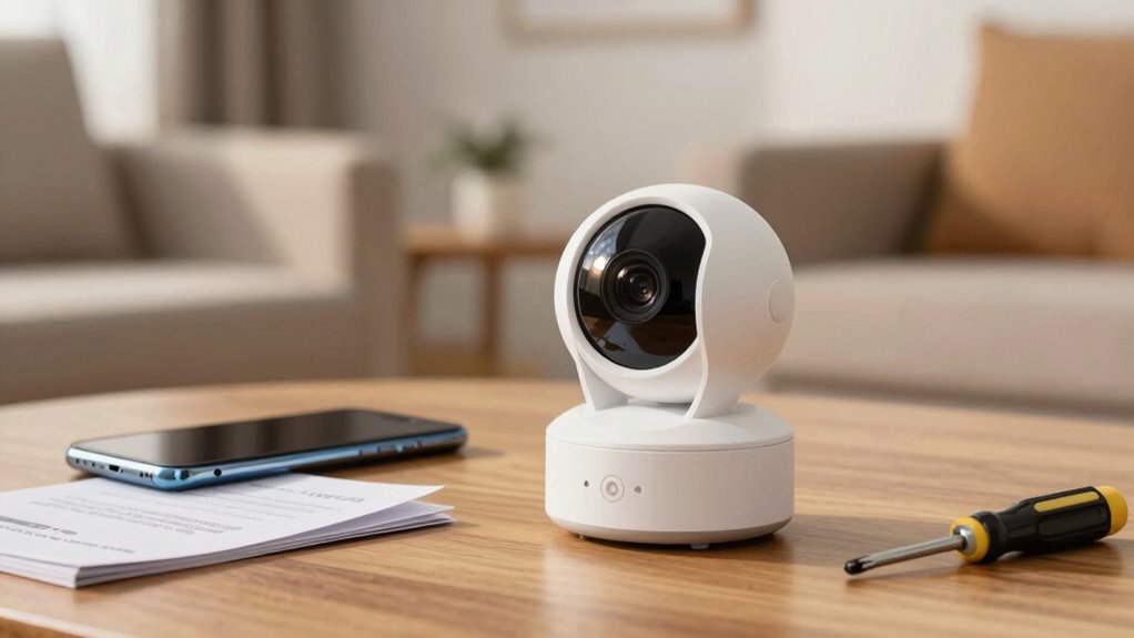 install two way audio camera