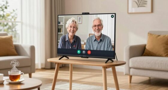 large screen senior video devices