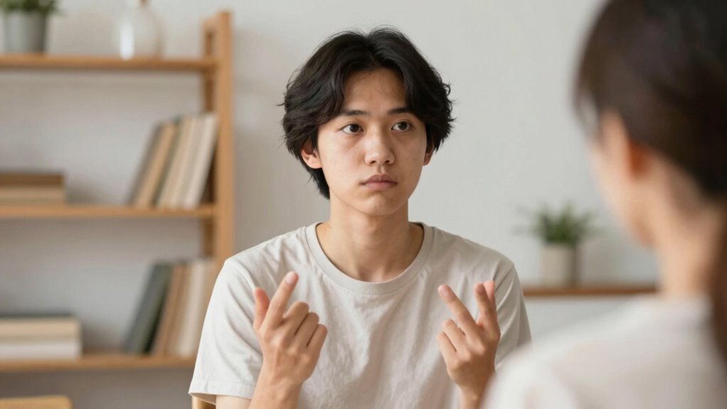 maintain composure show respect