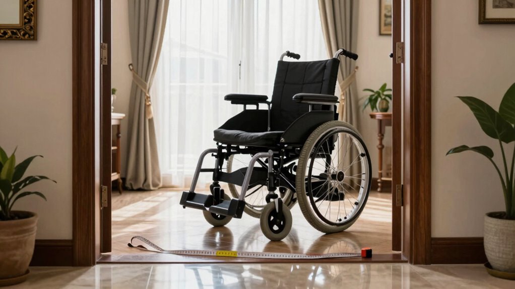 measure doorways for accessibility