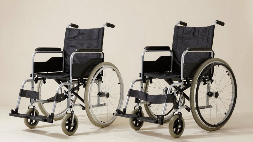 mobility options transport chair vs wheelchair