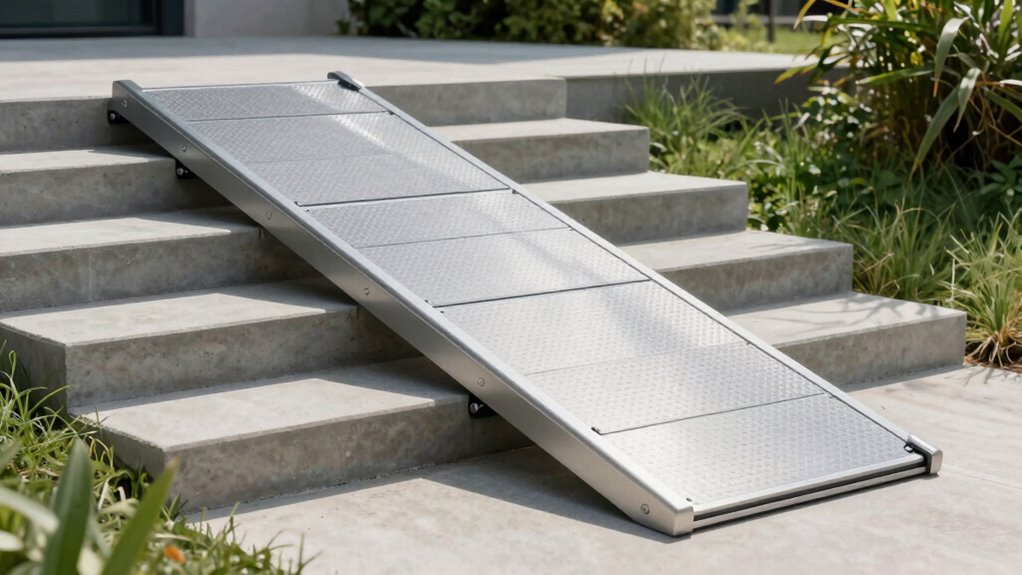 modular ramp safety features
