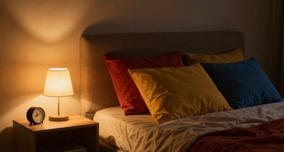 nighttime low vision bedroom