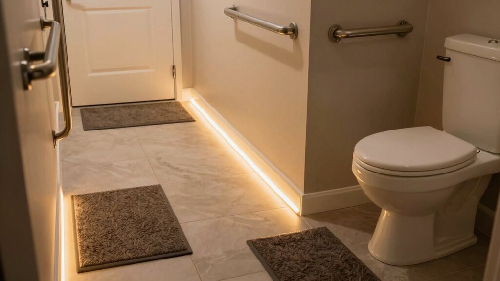 nighttime safety pathway enhancements