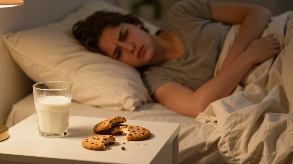 nighttime snack discomfort signs