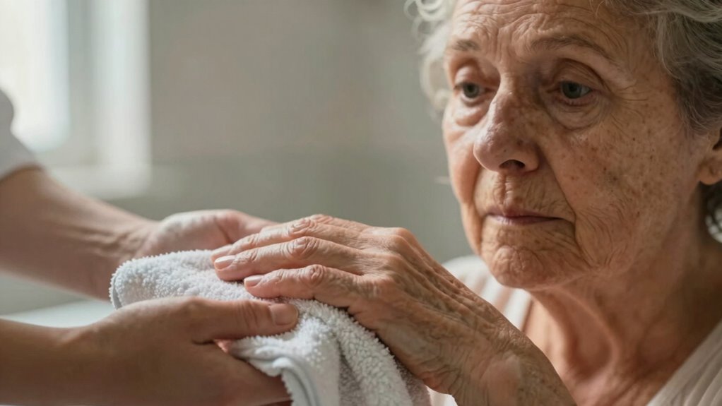 offer choices respectfully during bathing