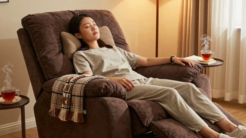 optimal recliner sleep support