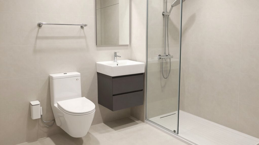 optimize bathroom safety layout