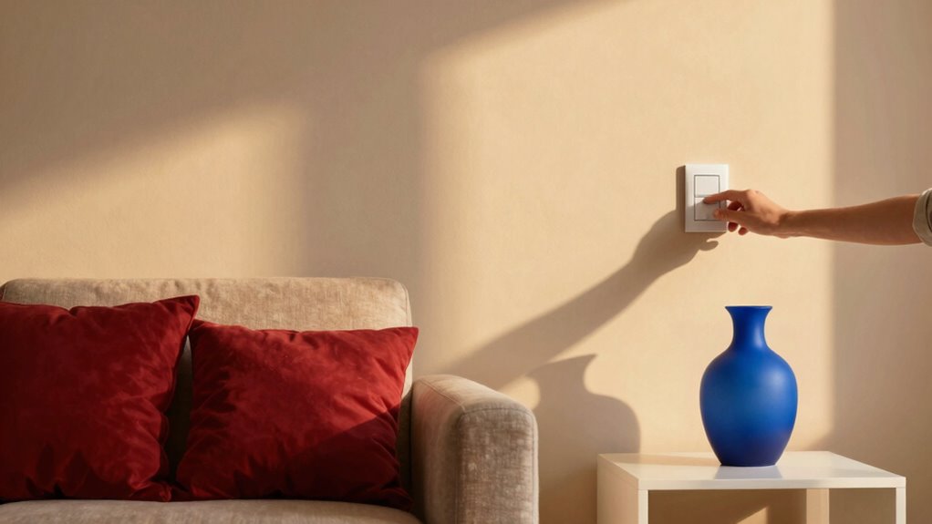 optimize outdoor lighting contrast