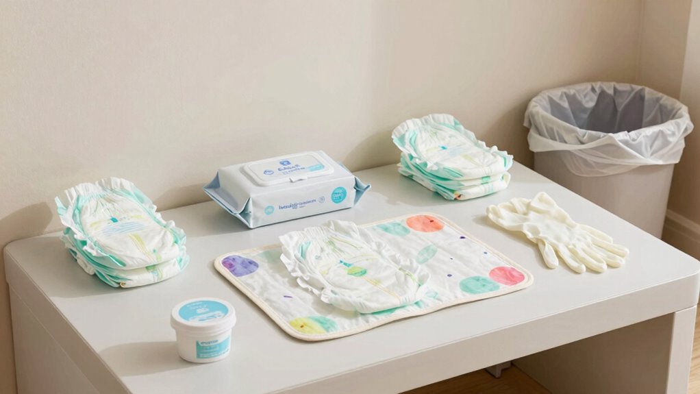 organize supplies for change