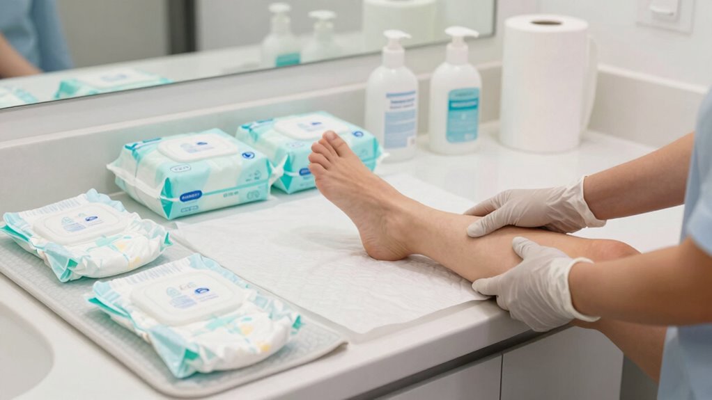 organized prepared quick disposal