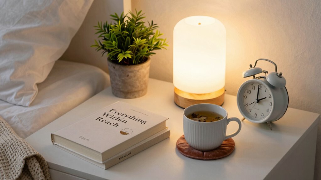 personalized relaxation bedside space