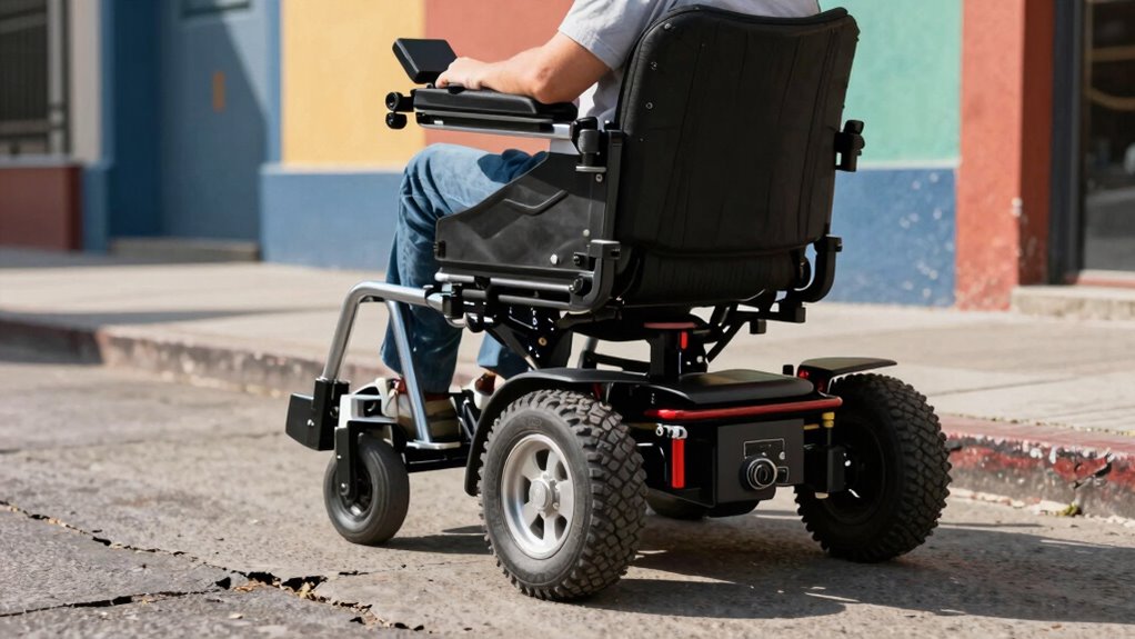 power wheelchair terrain adaptability