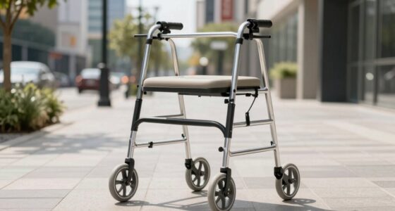 premium rolling walker seats