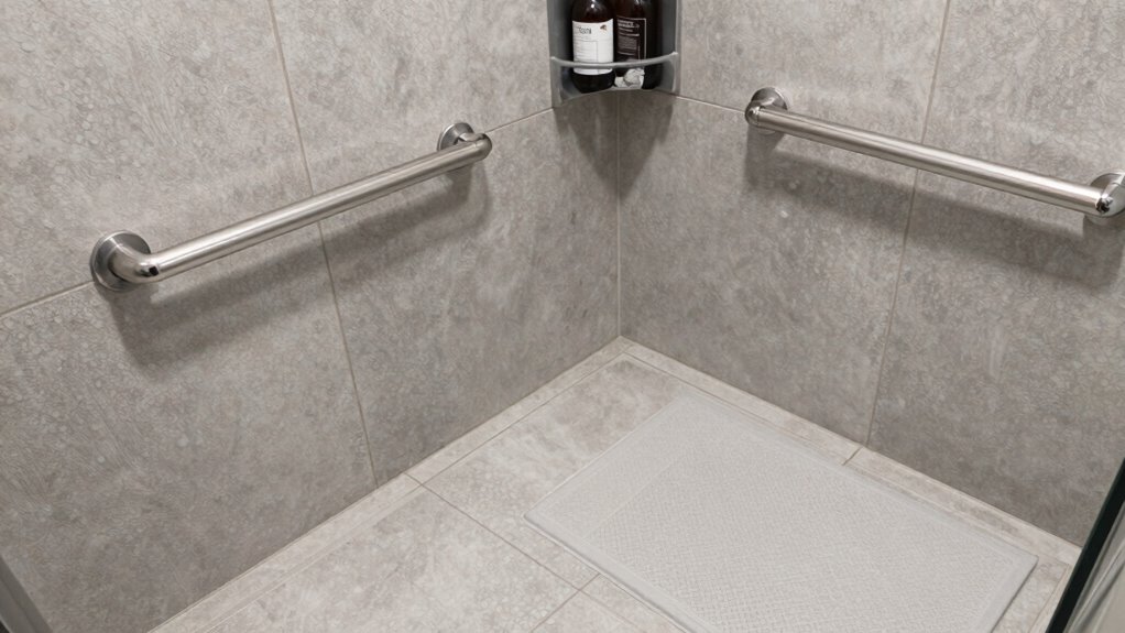 prevent shower slip hazards