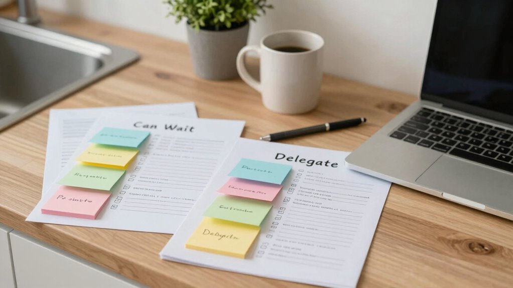 prioritize and delegate tasks