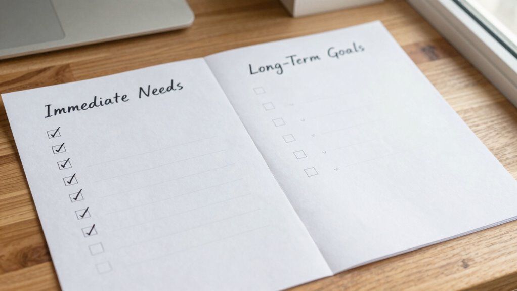 prioritize immediate care tasks