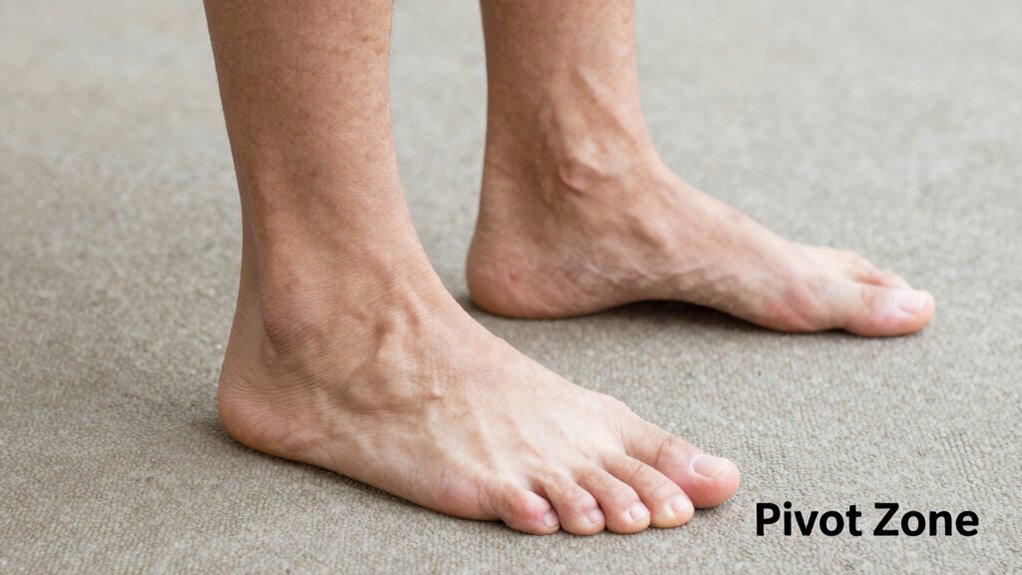 proper foot placement enhances stability