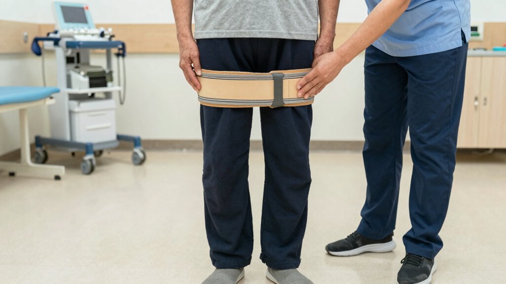 proper gait belt positioning