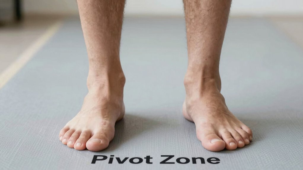 proper pivot zone technique