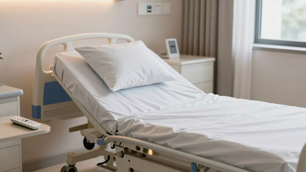quiet motor hospital bed