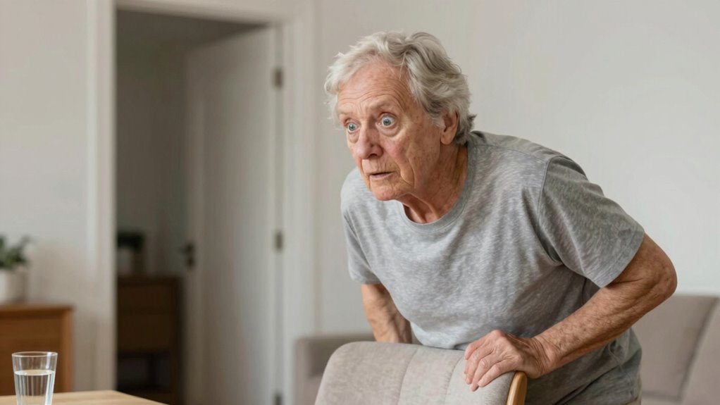 recognize symptoms immediately after standing