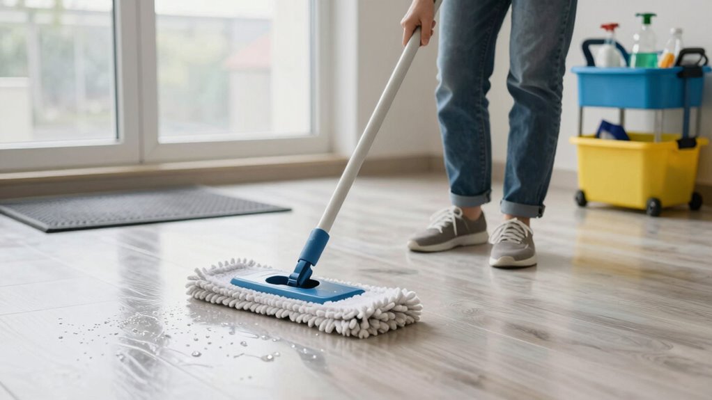 regular cleaning prevents slips