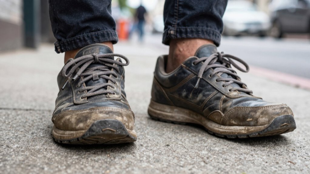 replace worn unsafe shoes