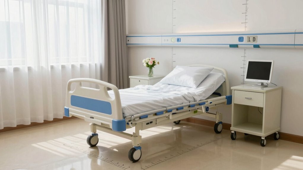 room dimensions and accessibility