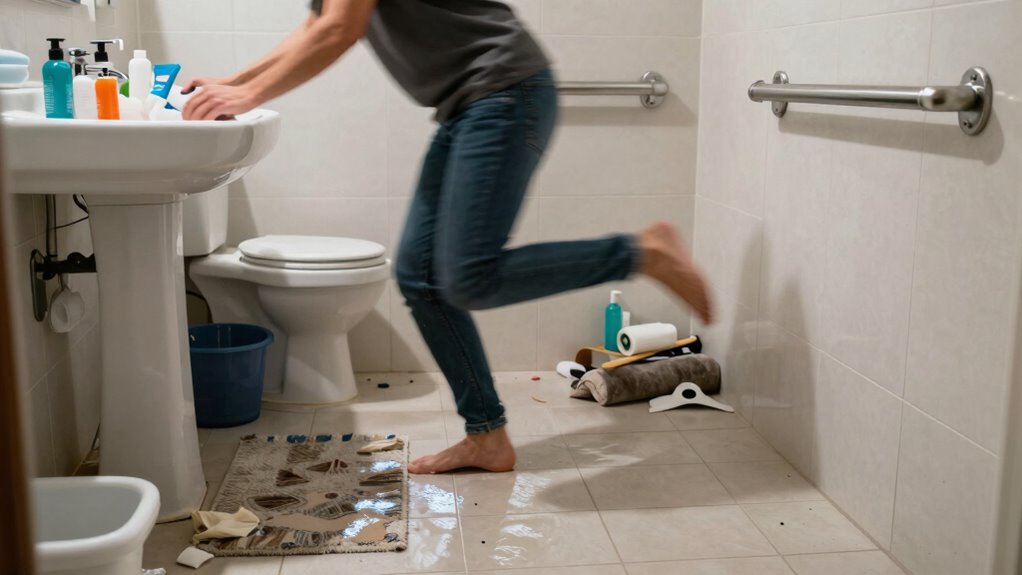 rushing increases fall risk