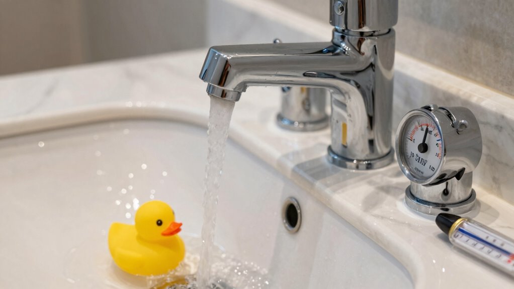 safe bathing temperature control