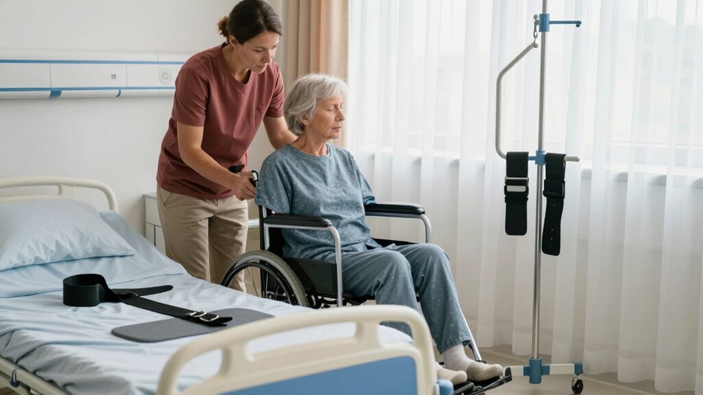 safe bed to wheelchair transfer