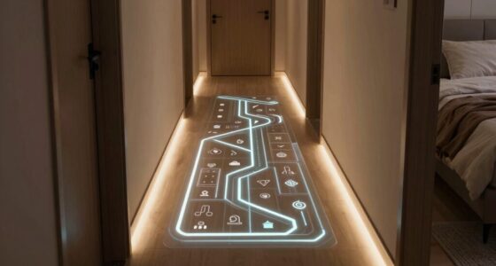 safe nighttime bathroom path