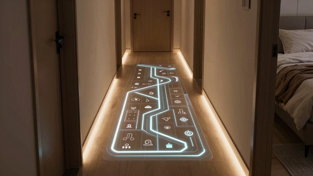 safe nighttime bathroom path