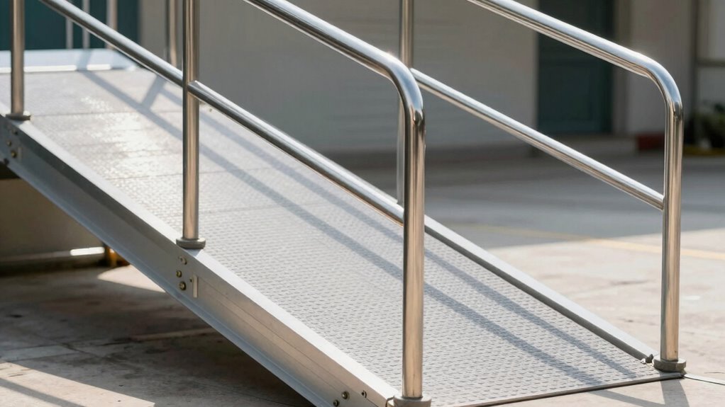 safe ramp handrail guidelines