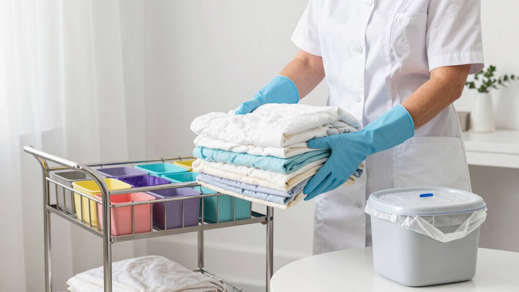 safe waste and laundry handling
