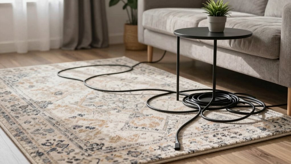 secure and organized cords