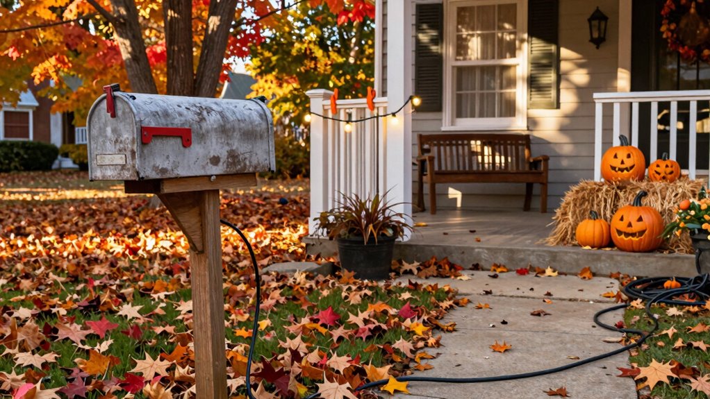 secure cords lights decorations