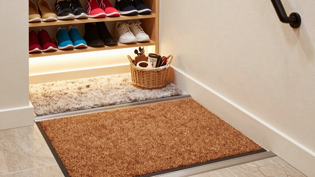 secure first footing area