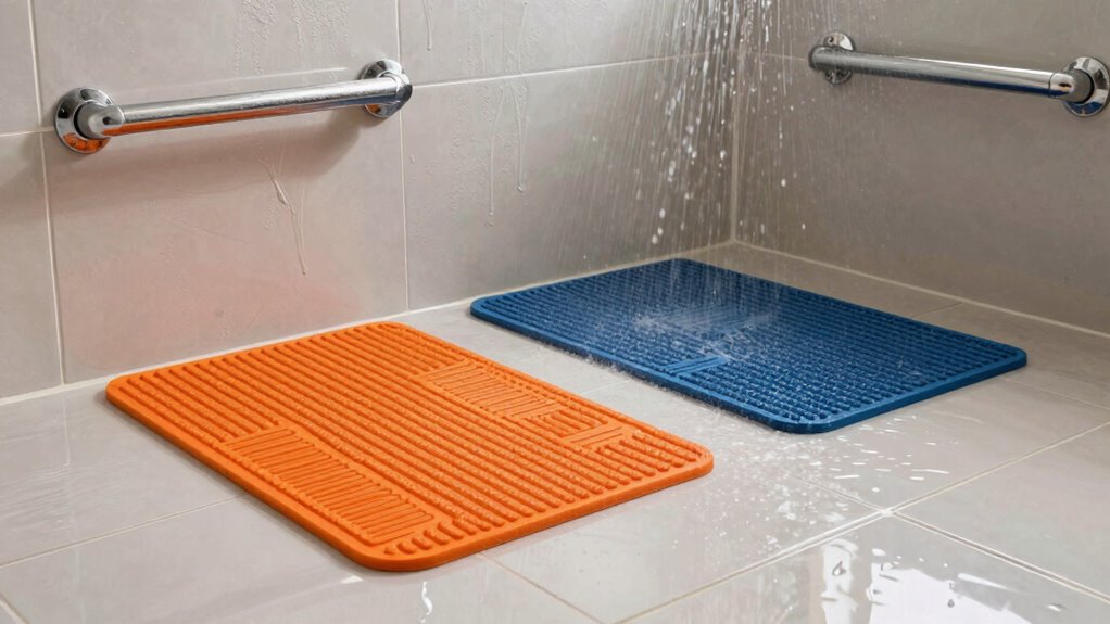 secure textured sturdy shower fixtures