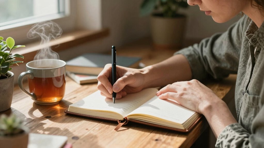 self compassion through journaling