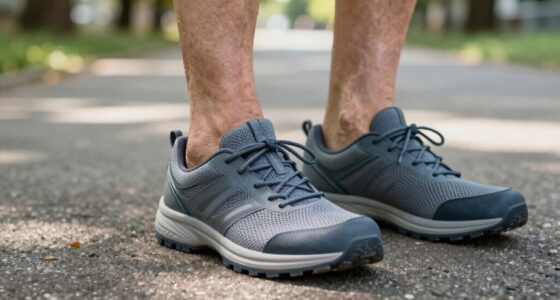 senior wide toe walking shoes