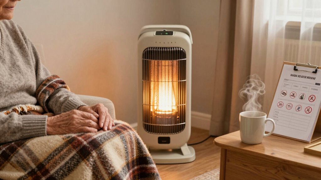 seniors space heater safety