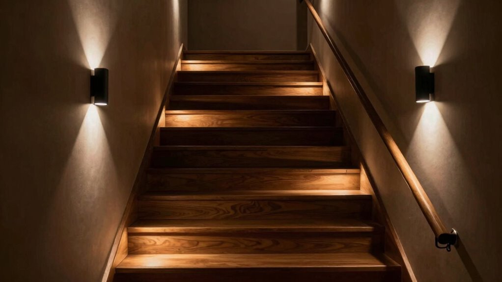 stair lighting fixture selection
