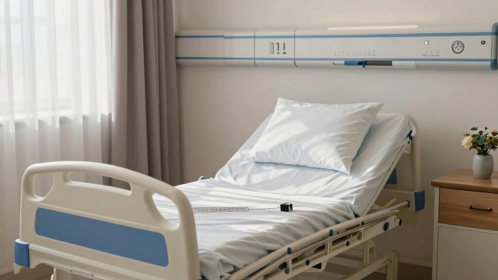 standard hospital bed dimensions