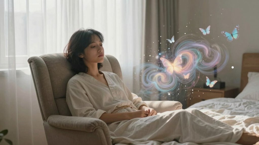 stay calm during hallucinations