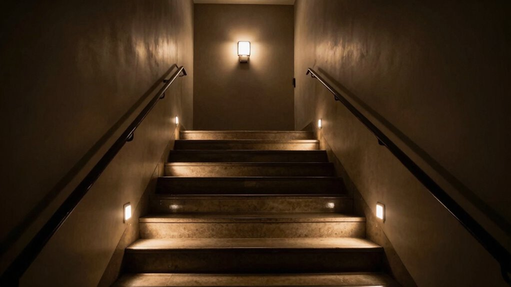 strategic emergency lighting placement