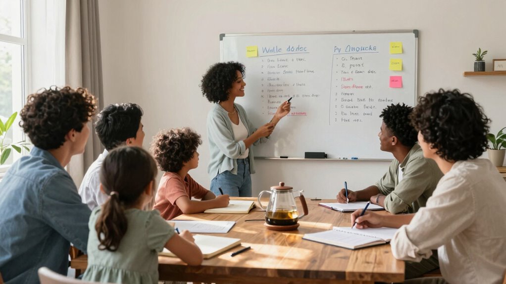 structured family communication plan