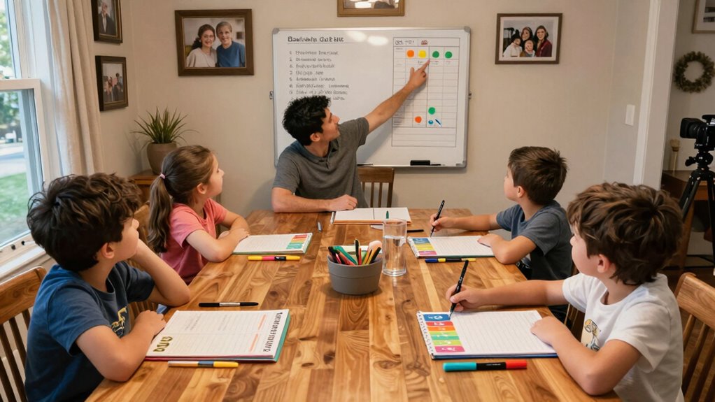 structured family meeting planning